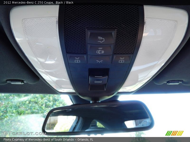 Black / Black 2012 Mercedes-Benz C 250 Coupe