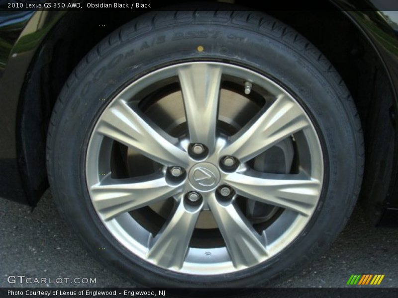 Obsidian Black / Black 2010 Lexus GS 350 AWD