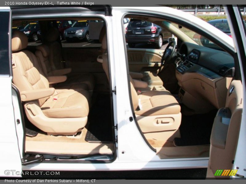 Taffeta White / Beige 2010 Honda Odyssey EX-L