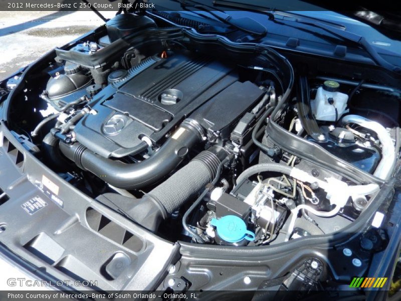  2012 C 250 Coupe Engine - 1.8 Liter Turbocharged DI DOHC 16-Valve VVT 4 Cylinder