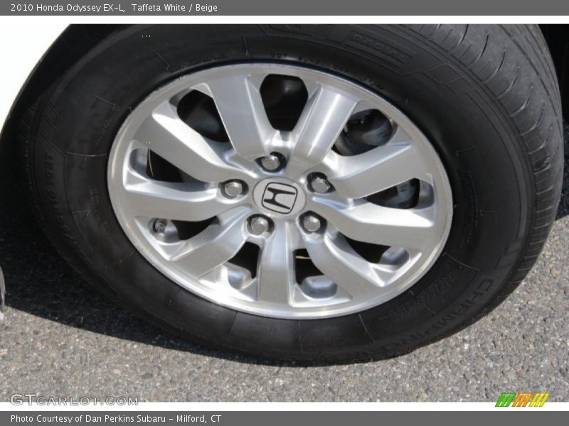 Taffeta White / Beige 2010 Honda Odyssey EX-L