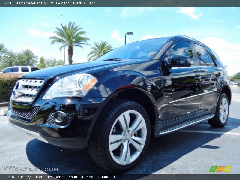 Black / Black 2011 Mercedes-Benz ML 350 4Matic