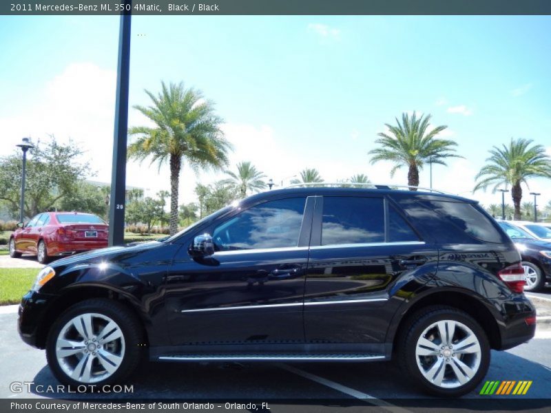Black / Black 2011 Mercedes-Benz ML 350 4Matic