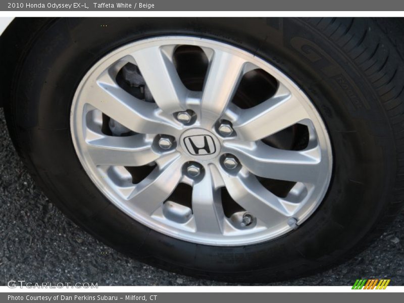 Taffeta White / Beige 2010 Honda Odyssey EX-L