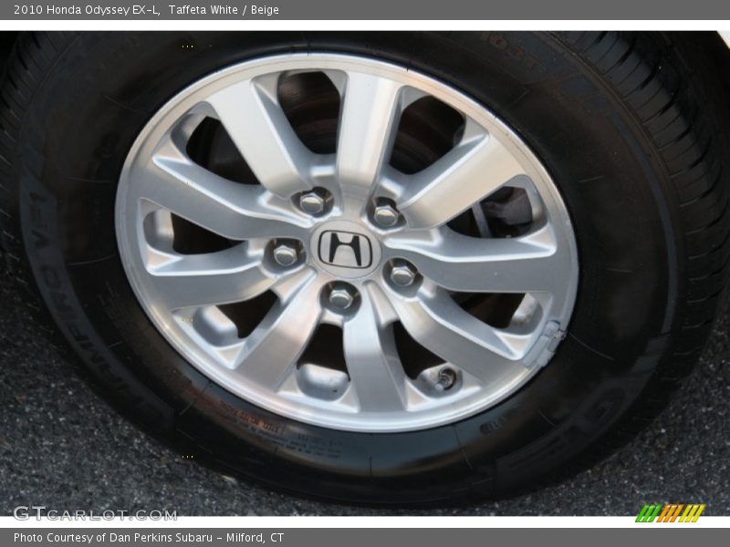 Taffeta White / Beige 2010 Honda Odyssey EX-L