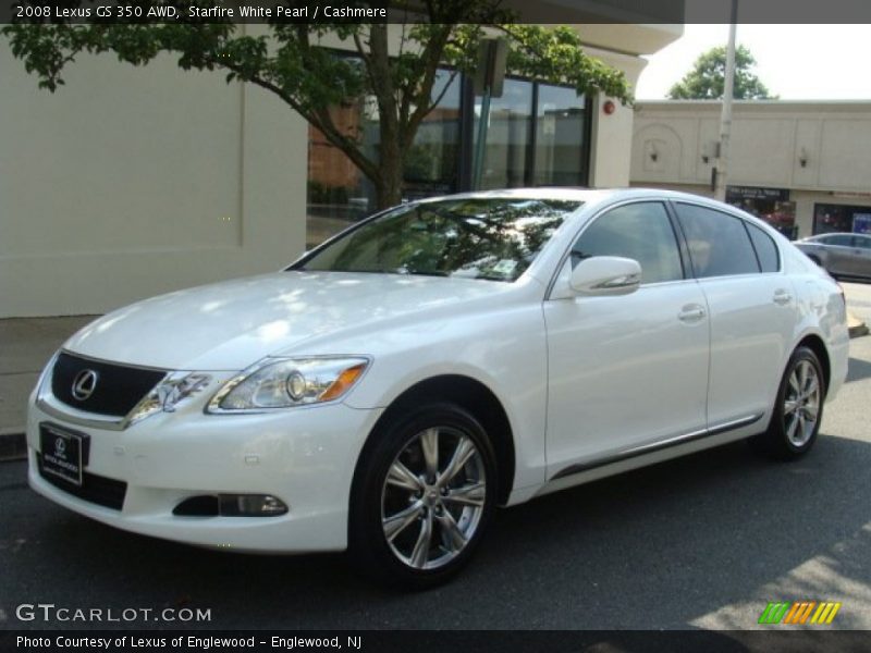 Starfire White Pearl / Cashmere 2008 Lexus GS 350 AWD