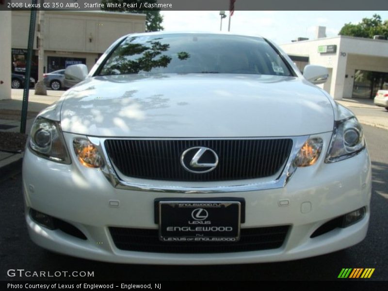 Starfire White Pearl / Cashmere 2008 Lexus GS 350 AWD