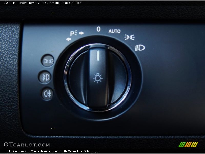 Black / Black 2011 Mercedes-Benz ML 350 4Matic