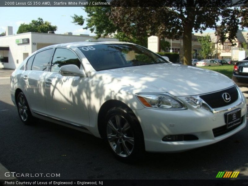 Starfire White Pearl / Cashmere 2008 Lexus GS 350 AWD