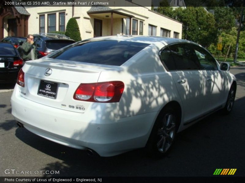 Starfire White Pearl / Cashmere 2008 Lexus GS 350 AWD