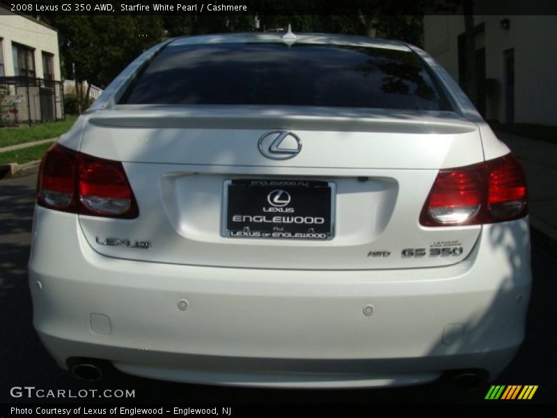 Starfire White Pearl / Cashmere 2008 Lexus GS 350 AWD