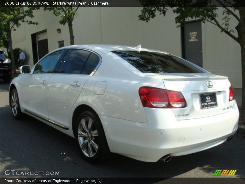 Starfire White Pearl / Cashmere 2008 Lexus GS 350 AWD