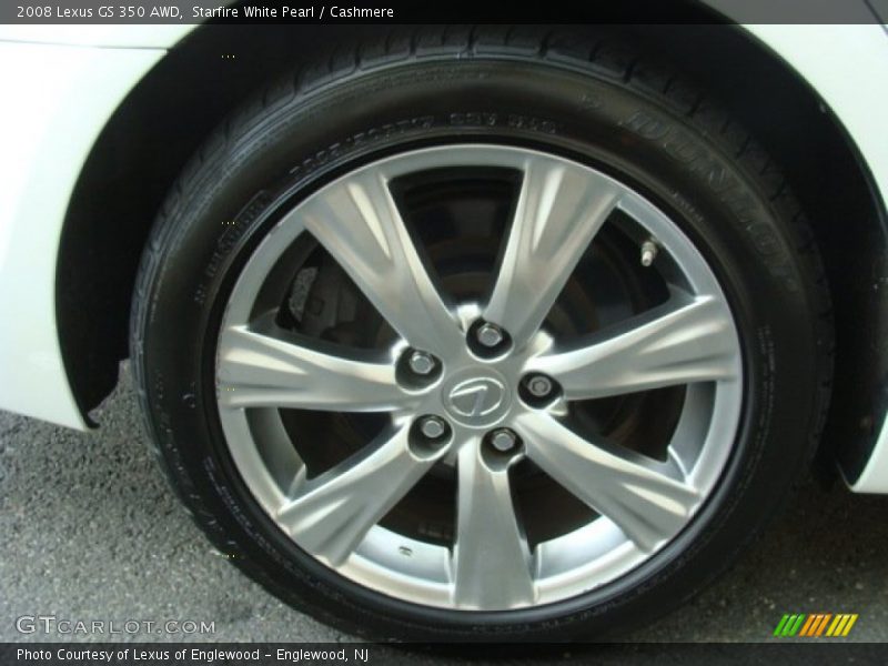 Starfire White Pearl / Cashmere 2008 Lexus GS 350 AWD