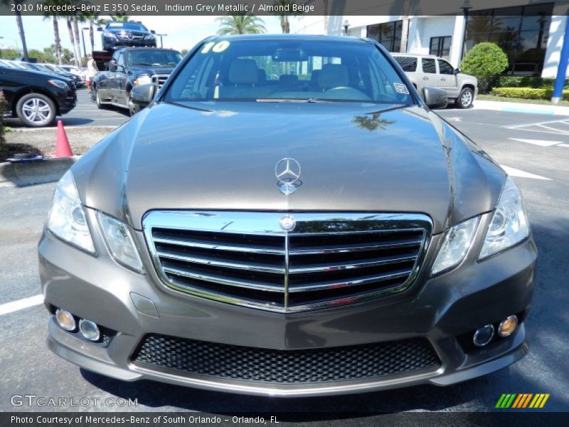Indium Grey Metallic / Almond Beige 2010 Mercedes-Benz E 350 Sedan
