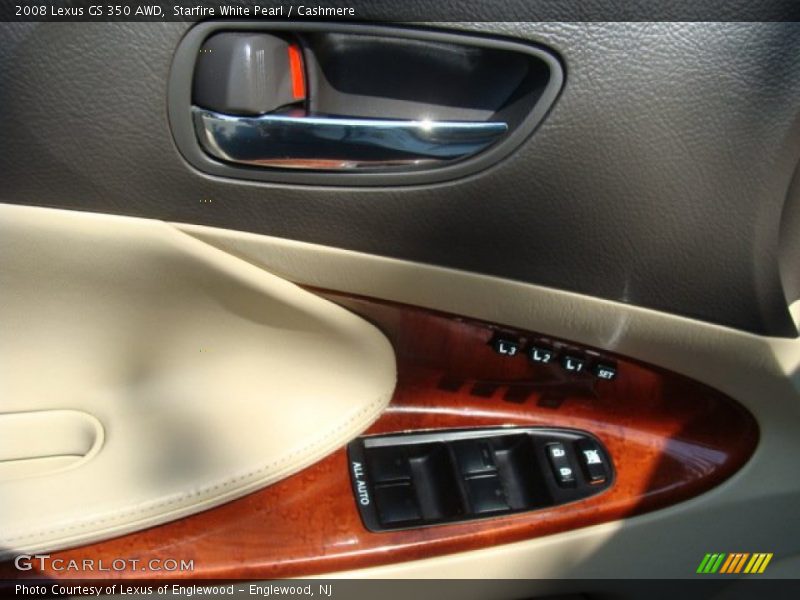 Starfire White Pearl / Cashmere 2008 Lexus GS 350 AWD