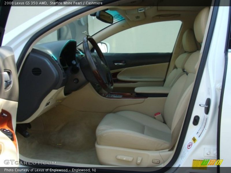 Starfire White Pearl / Cashmere 2008 Lexus GS 350 AWD
