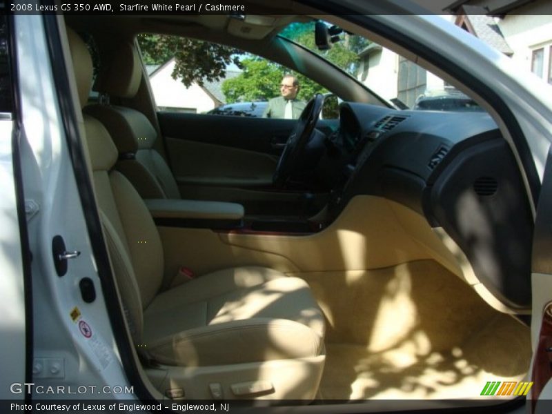 Starfire White Pearl / Cashmere 2008 Lexus GS 350 AWD