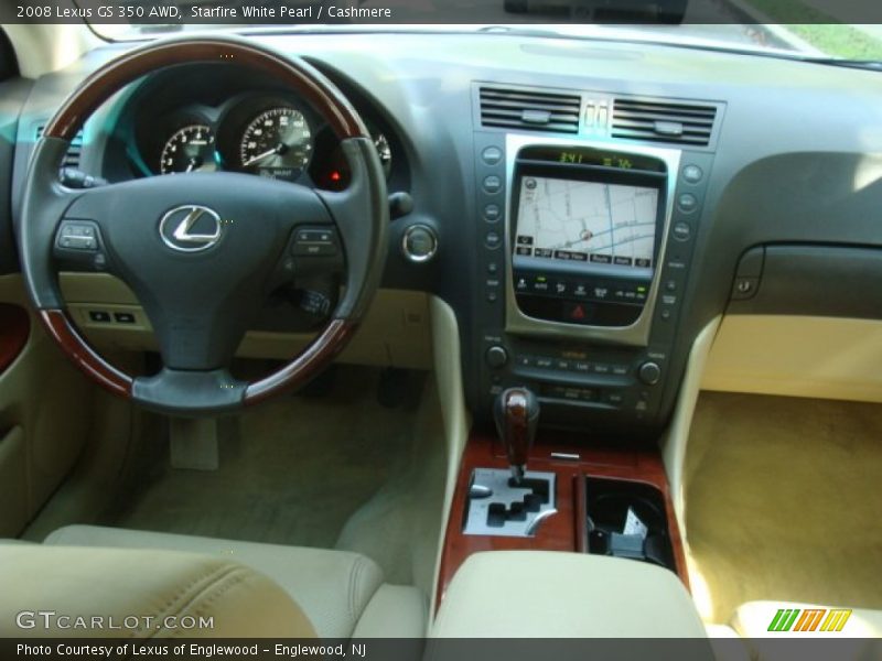 Starfire White Pearl / Cashmere 2008 Lexus GS 350 AWD
