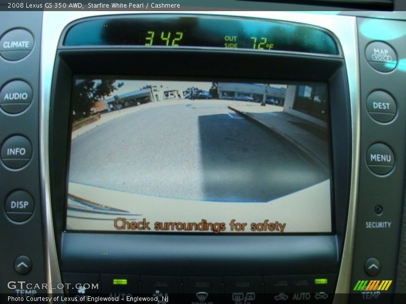 Starfire White Pearl / Cashmere 2008 Lexus GS 350 AWD