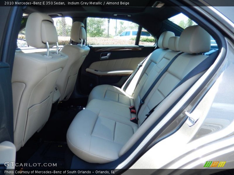 Rear Seat of 2010 E 350 Sedan