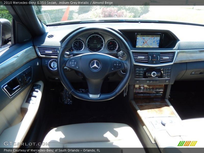 Indium Grey Metallic / Almond Beige 2010 Mercedes-Benz E 350 Sedan