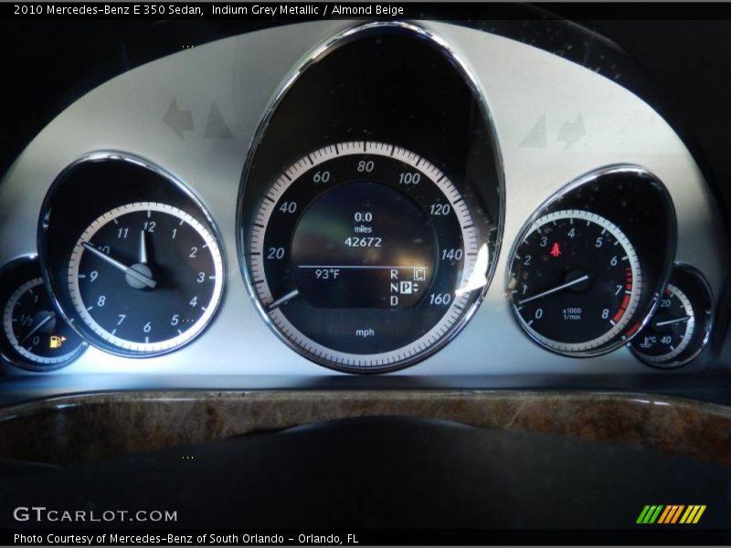  2010 E 350 Sedan 350 Sedan Gauges