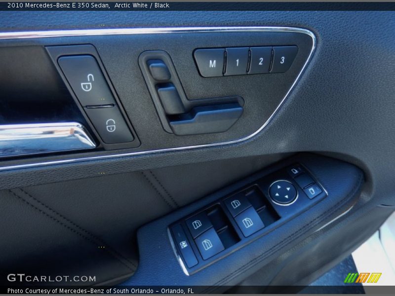 Arctic White / Black 2010 Mercedes-Benz E 350 Sedan