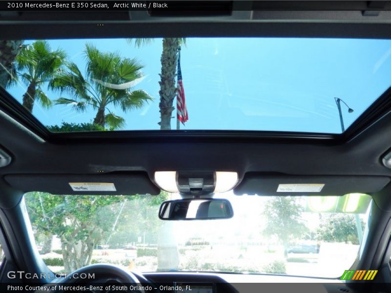 Arctic White / Black 2010 Mercedes-Benz E 350 Sedan