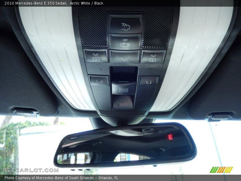 Arctic White / Black 2010 Mercedes-Benz E 350 Sedan