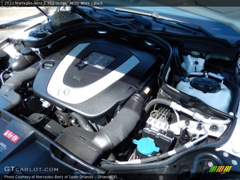 Arctic White / Black 2010 Mercedes-Benz E 350 Sedan