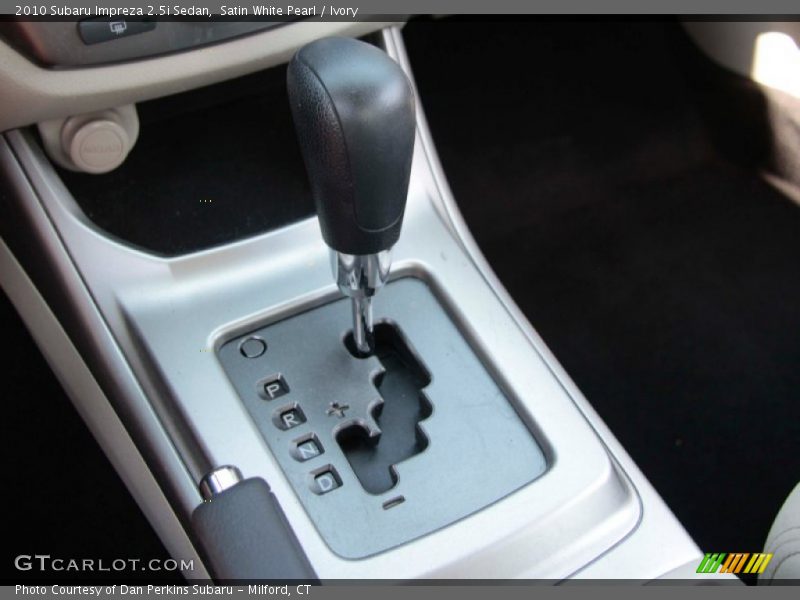 Satin White Pearl / Ivory 2010 Subaru Impreza 2.5i Sedan
