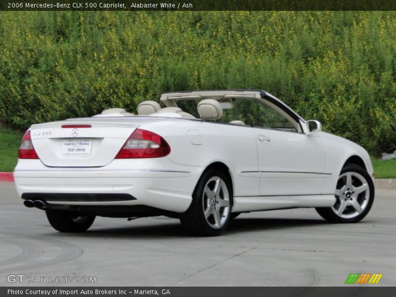 Alabaster White / Ash 2006 Mercedes-Benz CLK 500 Cabriolet