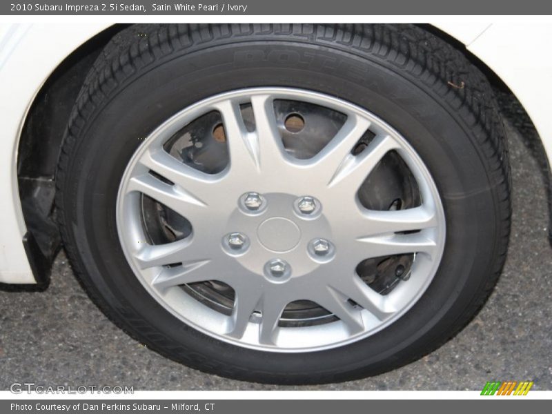 Satin White Pearl / Ivory 2010 Subaru Impreza 2.5i Sedan