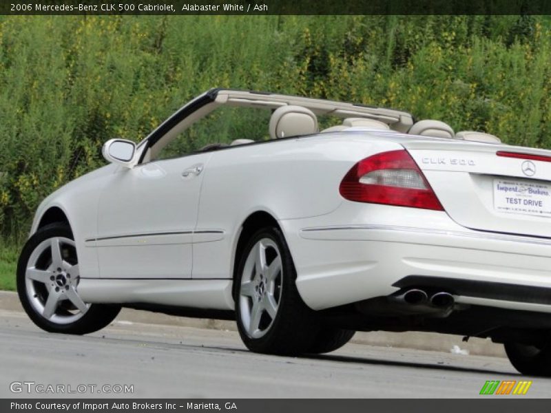 Alabaster White / Ash 2006 Mercedes-Benz CLK 500 Cabriolet