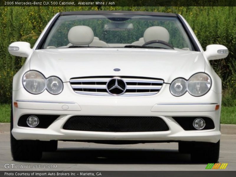 Alabaster White / Ash 2006 Mercedes-Benz CLK 500 Cabriolet