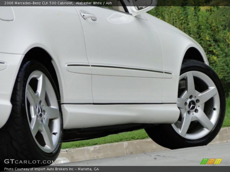 Alabaster White / Ash 2006 Mercedes-Benz CLK 500 Cabriolet