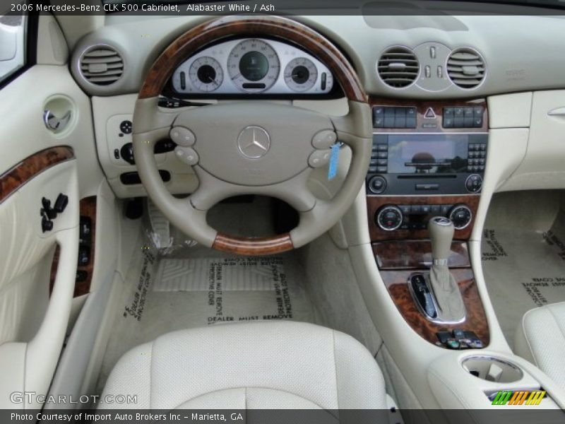 Alabaster White / Ash 2006 Mercedes-Benz CLK 500 Cabriolet