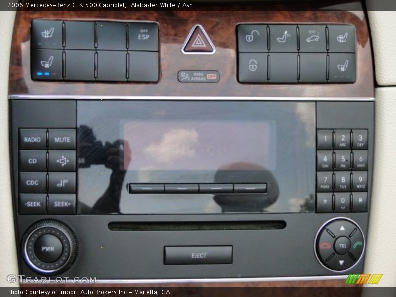 Controls of 2006 CLK 500 Cabriolet