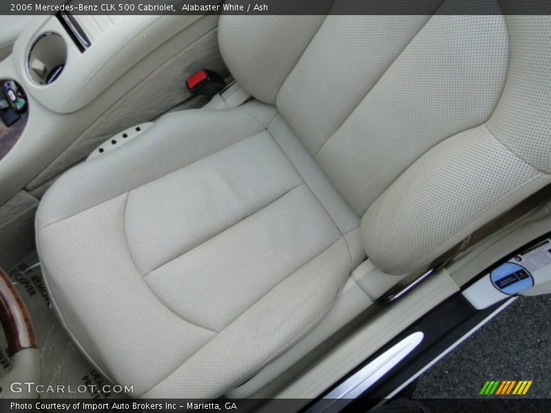 Alabaster White / Ash 2006 Mercedes-Benz CLK 500 Cabriolet