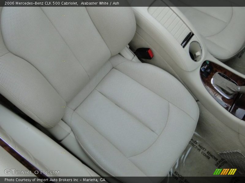 Alabaster White / Ash 2006 Mercedes-Benz CLK 500 Cabriolet