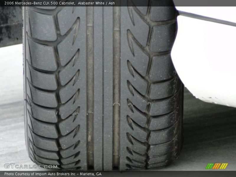 Alabaster White / Ash 2006 Mercedes-Benz CLK 500 Cabriolet