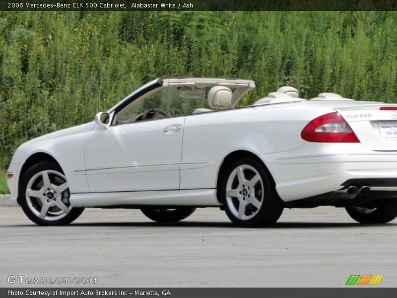 Alabaster White / Ash 2006 Mercedes-Benz CLK 500 Cabriolet