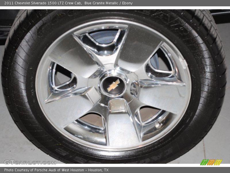 Blue Granite Metallic / Ebony 2011 Chevrolet Silverado 1500 LTZ Crew Cab
