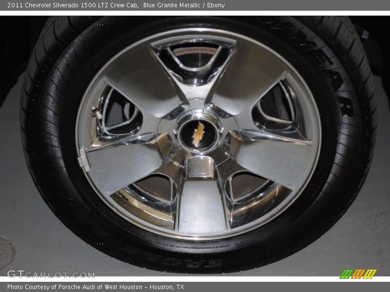 Blue Granite Metallic / Ebony 2011 Chevrolet Silverado 1500 LTZ Crew Cab