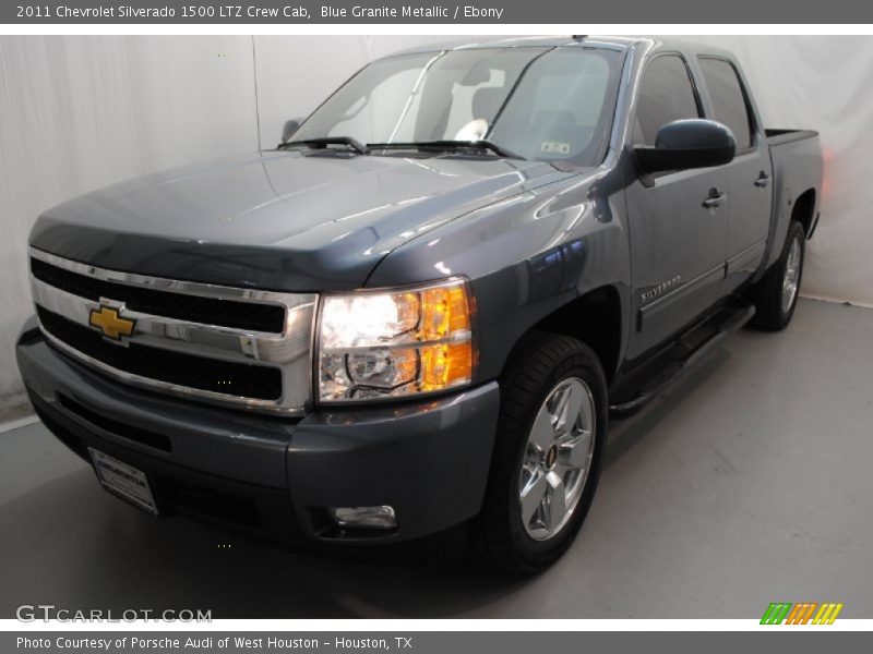 Blue Granite Metallic / Ebony 2011 Chevrolet Silverado 1500 LTZ Crew Cab