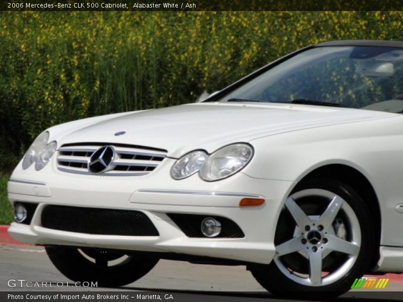 Alabaster White / Ash 2006 Mercedes-Benz CLK 500 Cabriolet