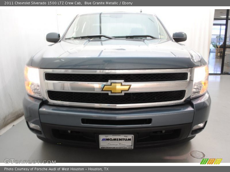 Blue Granite Metallic / Ebony 2011 Chevrolet Silverado 1500 LTZ Crew Cab