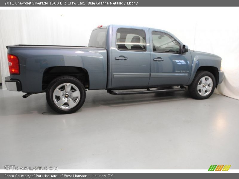 Blue Granite Metallic / Ebony 2011 Chevrolet Silverado 1500 LTZ Crew Cab