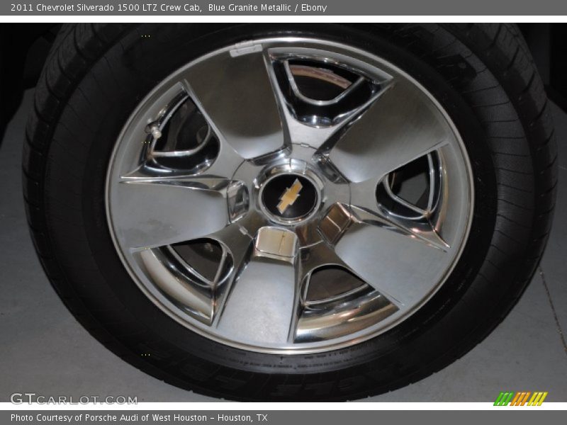 Blue Granite Metallic / Ebony 2011 Chevrolet Silverado 1500 LTZ Crew Cab