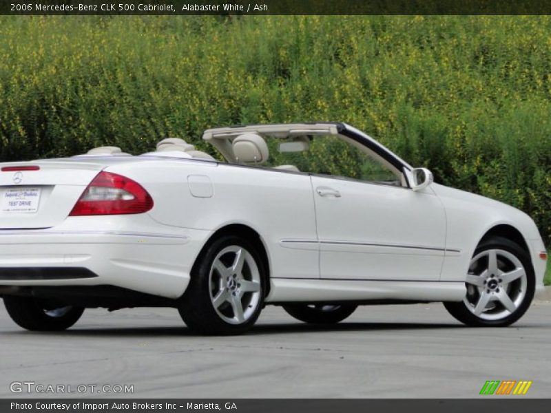 Alabaster White / Ash 2006 Mercedes-Benz CLK 500 Cabriolet